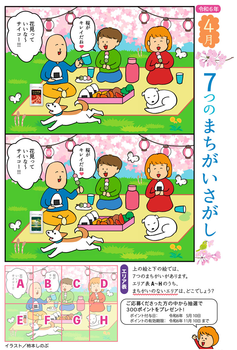 7つのまちがいさがし